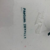 Decorative ceramic plate Pascual Zorrilla