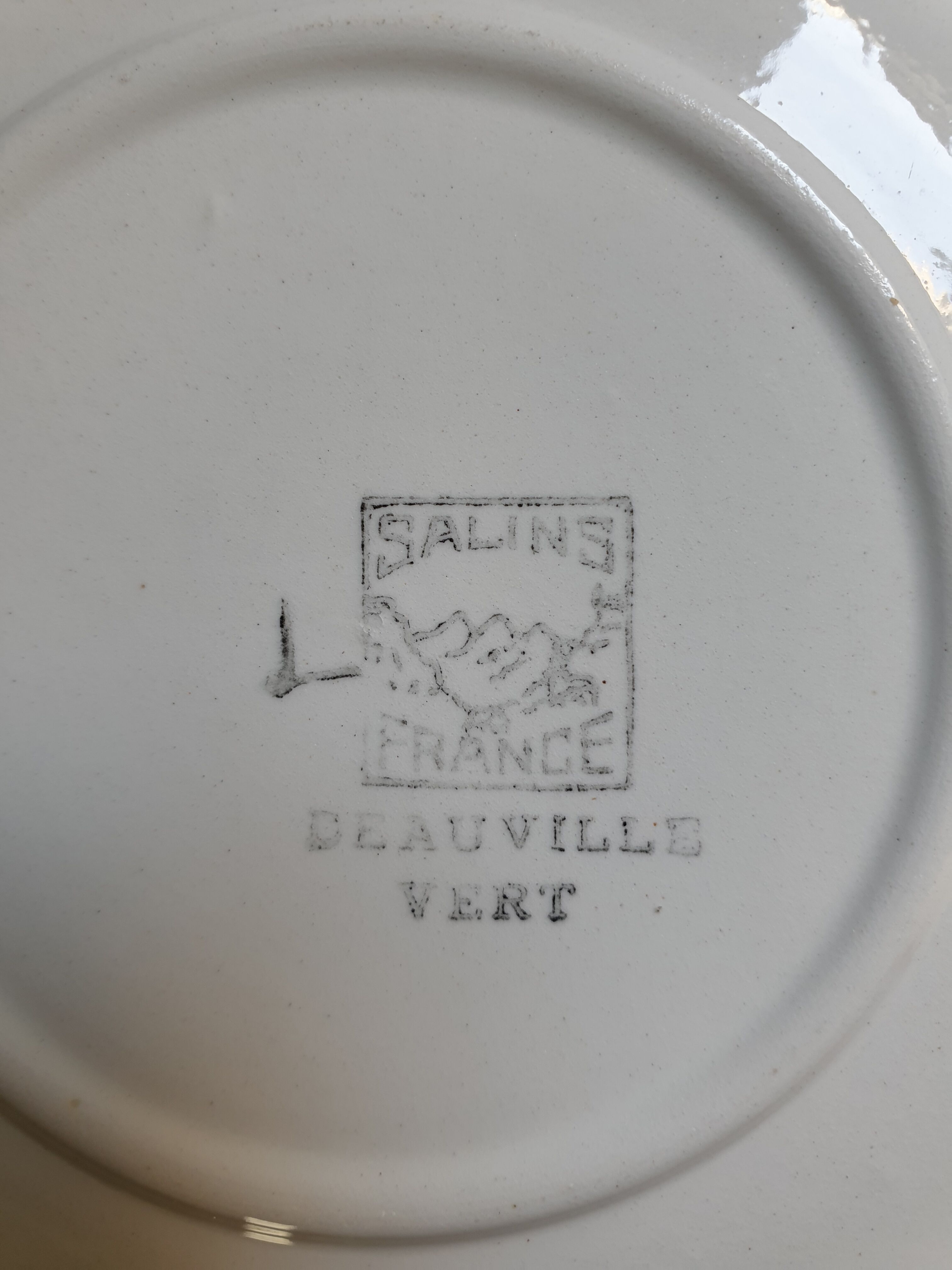 Ensemble de 11 assiettes creuses et plat Les Salins