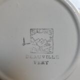 Set of 11 hollow plates and flat Les Salins