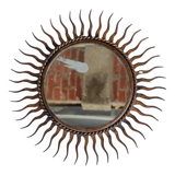 Authentic small sun mirror from the 1960s/70s