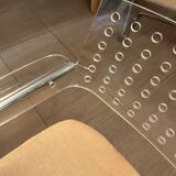 Set of 7 vintage space age plexi chairs