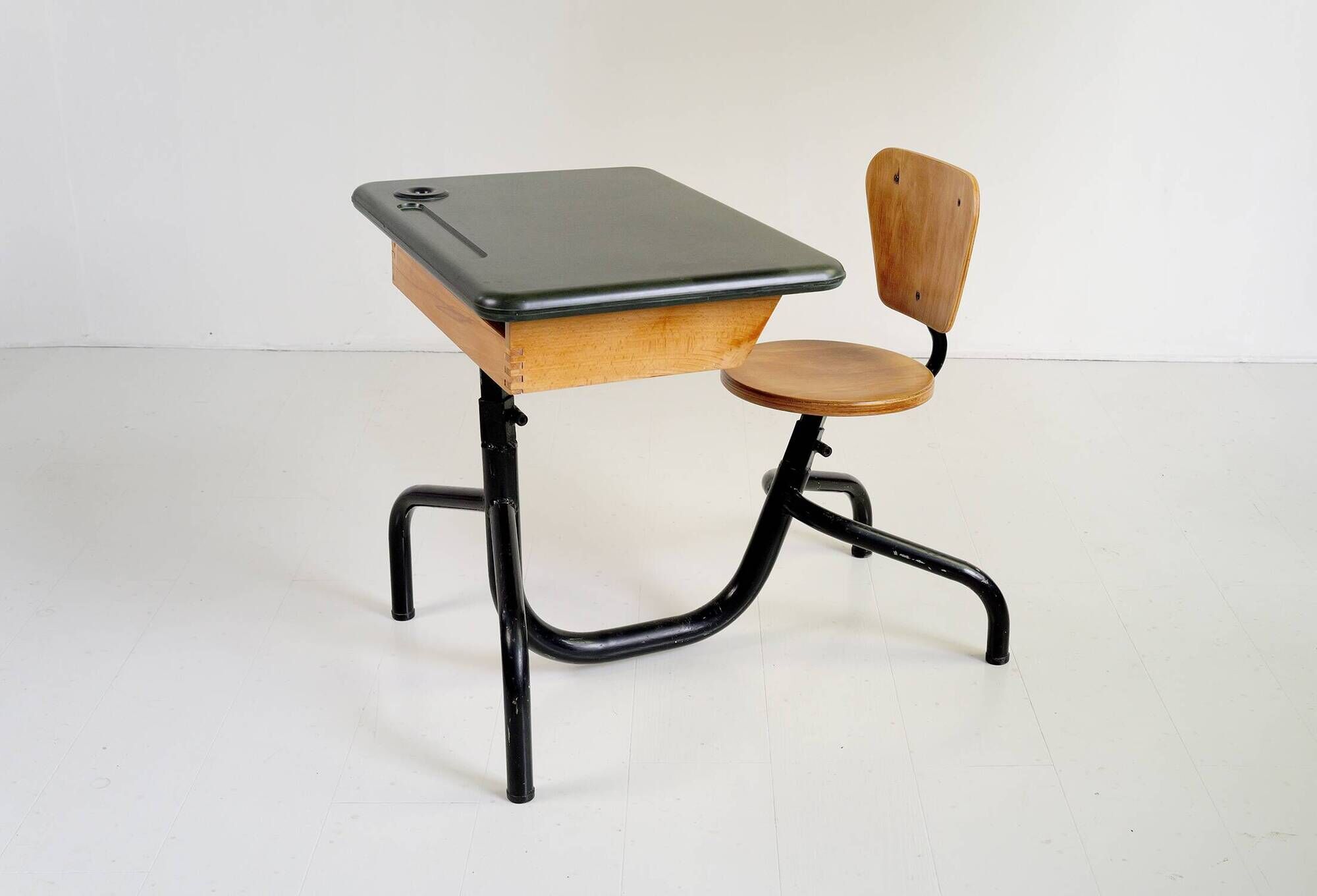 Desk One Place by Jean Prouvé, France 1940