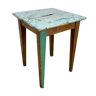 Old wooden slot stool