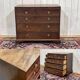 19th-century English mahogany commode