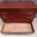 Vintage Scandinavian 4-drawer chest of drawers