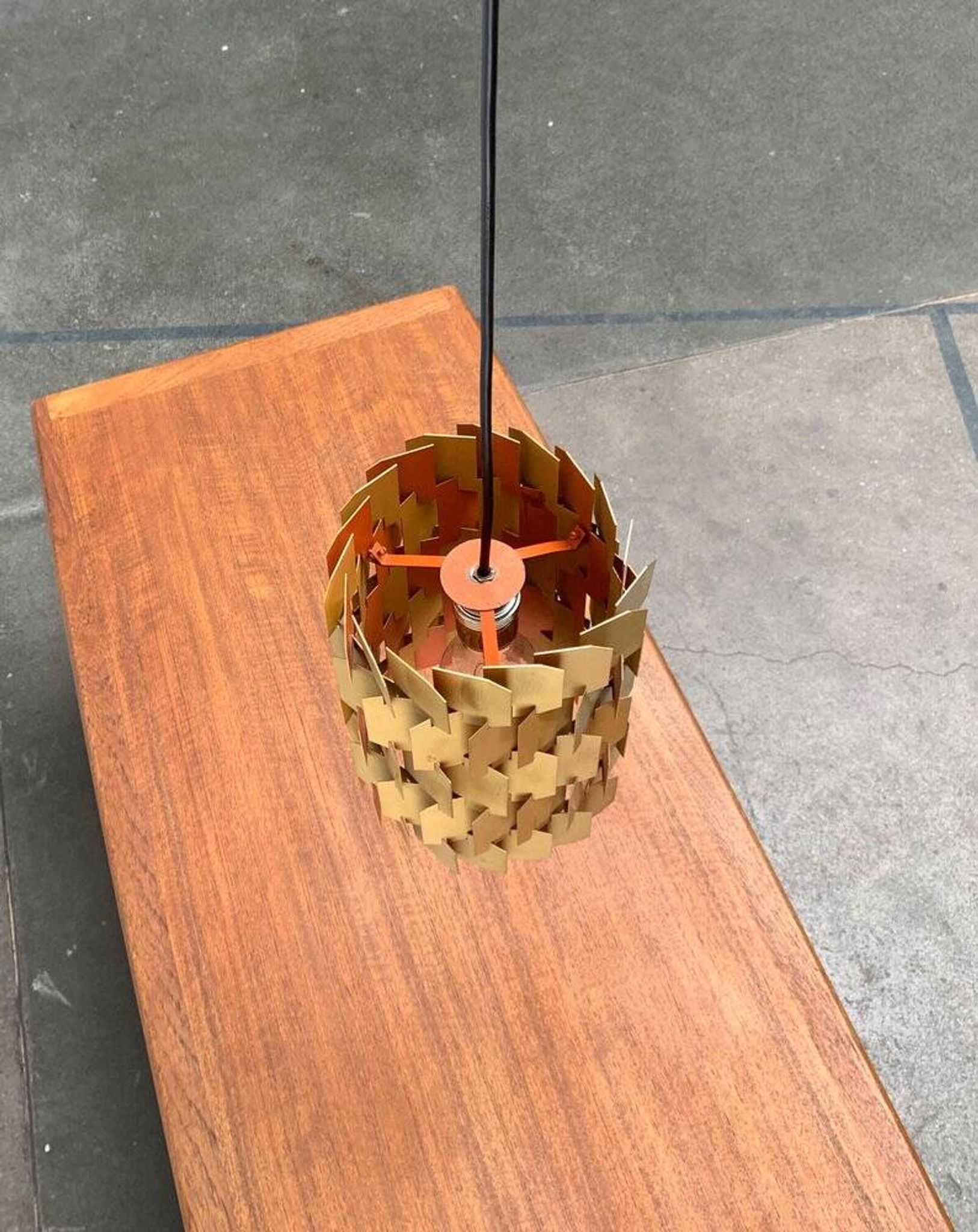 Danish Mid-Century Pop Facette Suspension by Louis Weisdorf for Lyfa, 1960s
