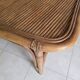 Vintage coffee table in rattan and cane – 1960s/70s