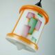 Art déco glass pendant light airbrush 1920s 30s avantgarde design