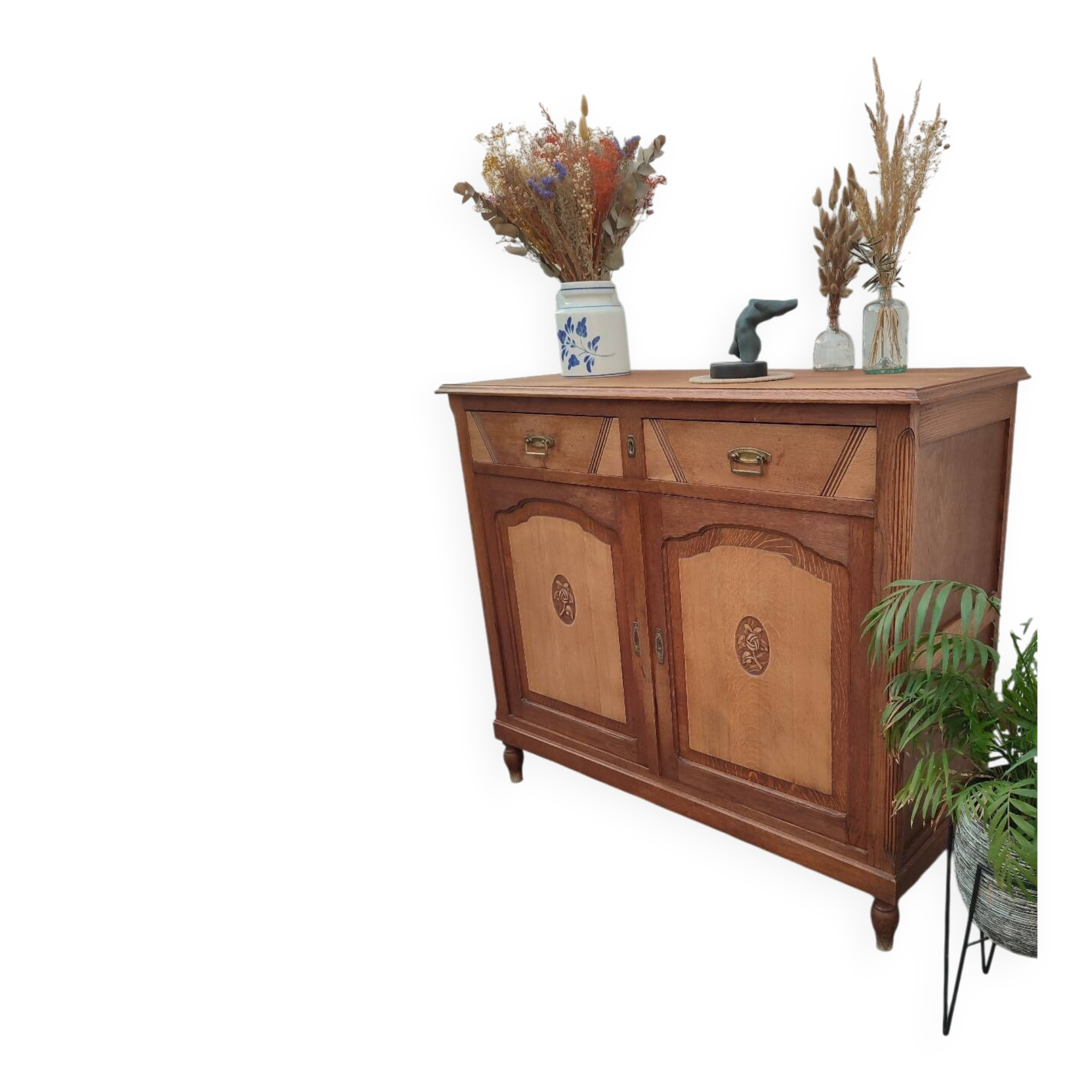 Art Deco oak sideboard