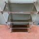 70s shelf in plexiglas and smoked glass