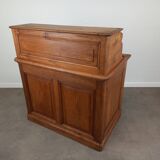 Solid oak shop counter