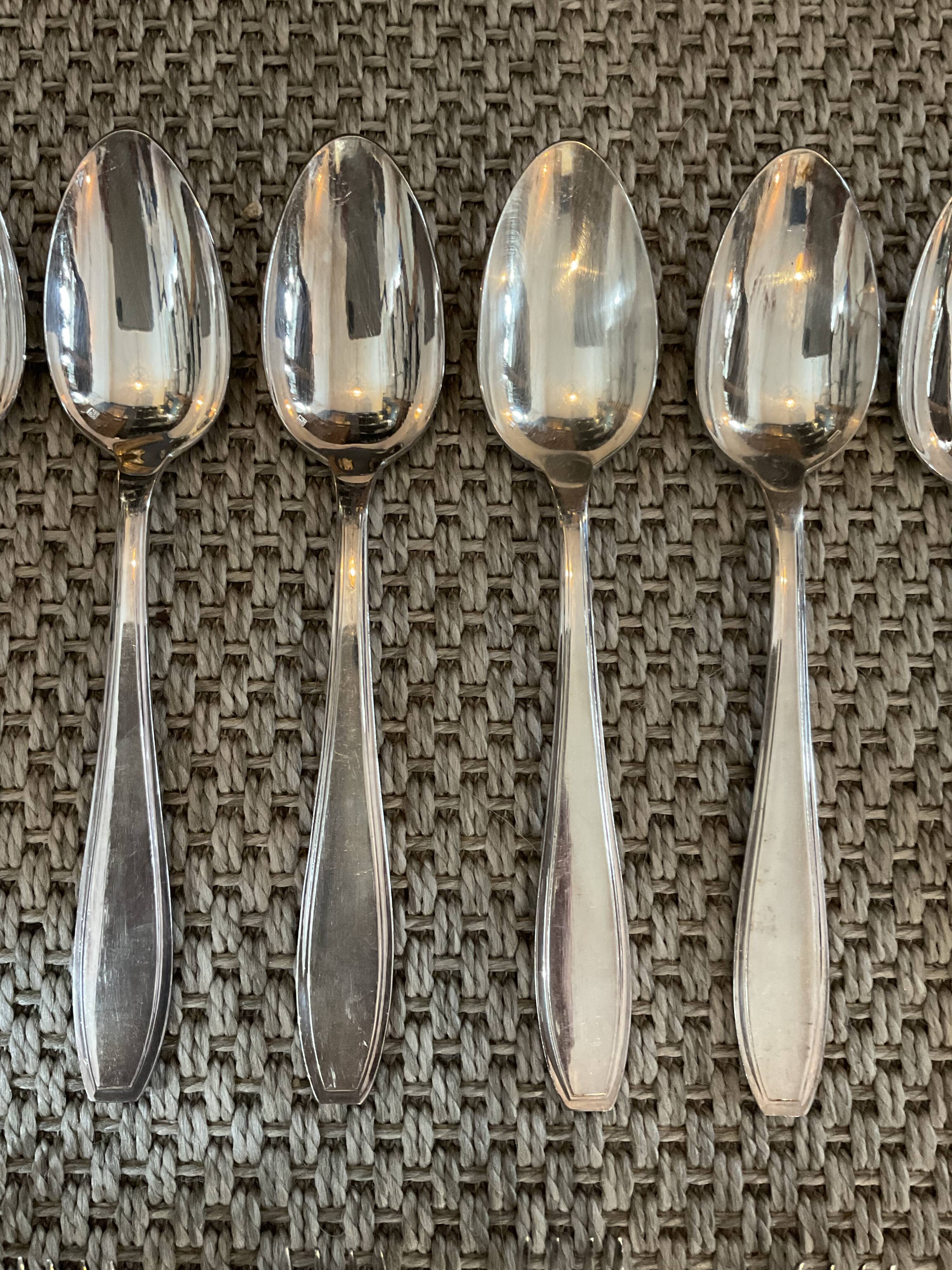 Spoons, forks, small spoons, ladle