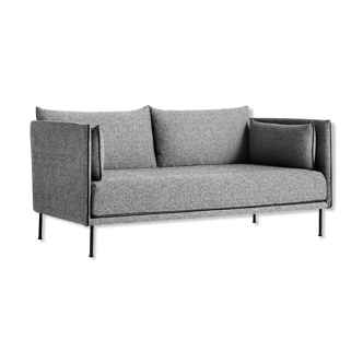 Sofa hay model silouhette 2 places grey olavi