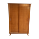 Compas feet cabinet 2 oak sliding doors - 50s