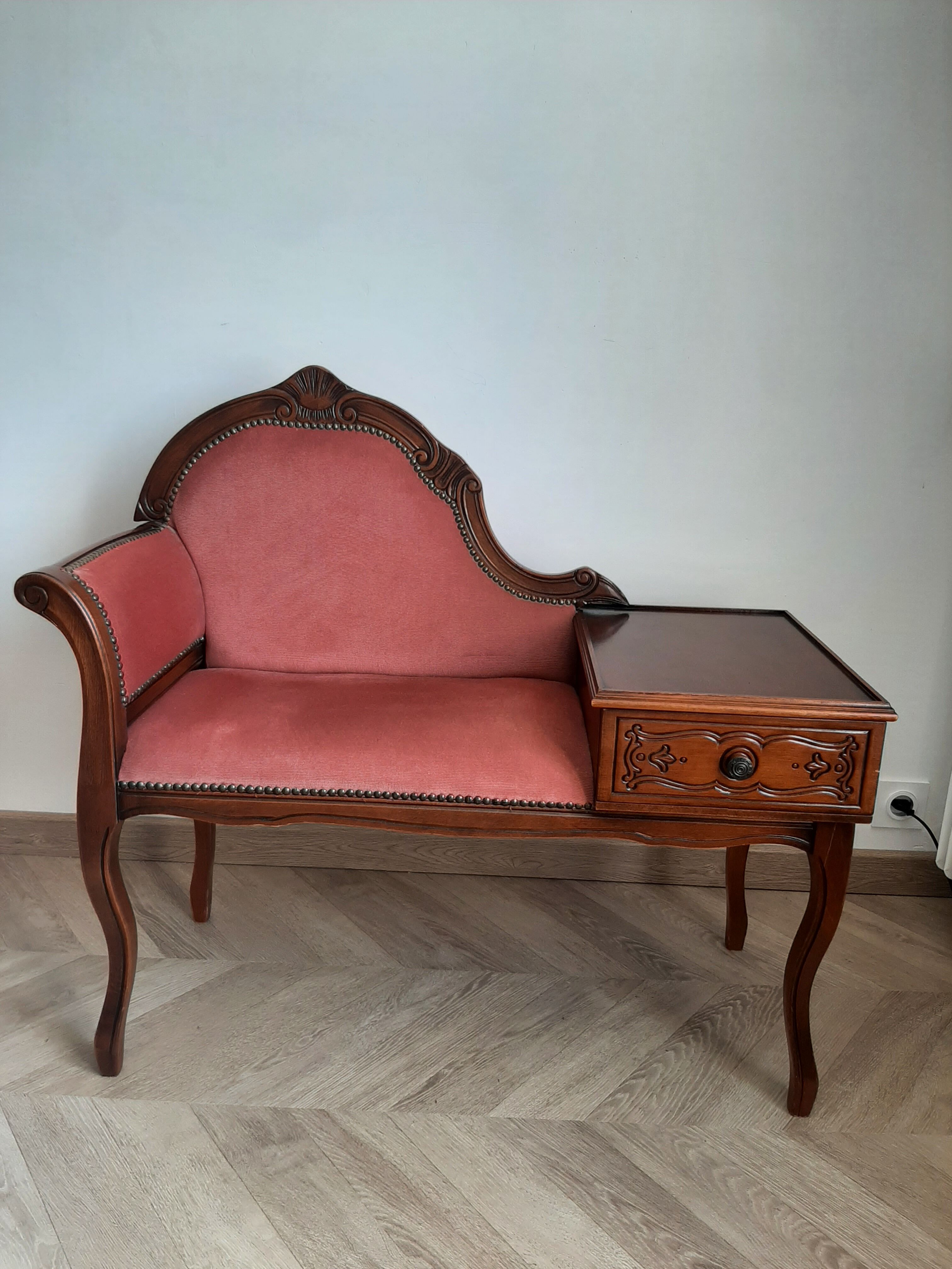 Armchair entrance furniture - loveseat- louis xv style