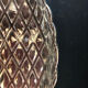 Empty pocket pineapple silver metal '70