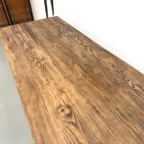 Large XXL Farm Table in Pine – Tapered Legs – L367 cm