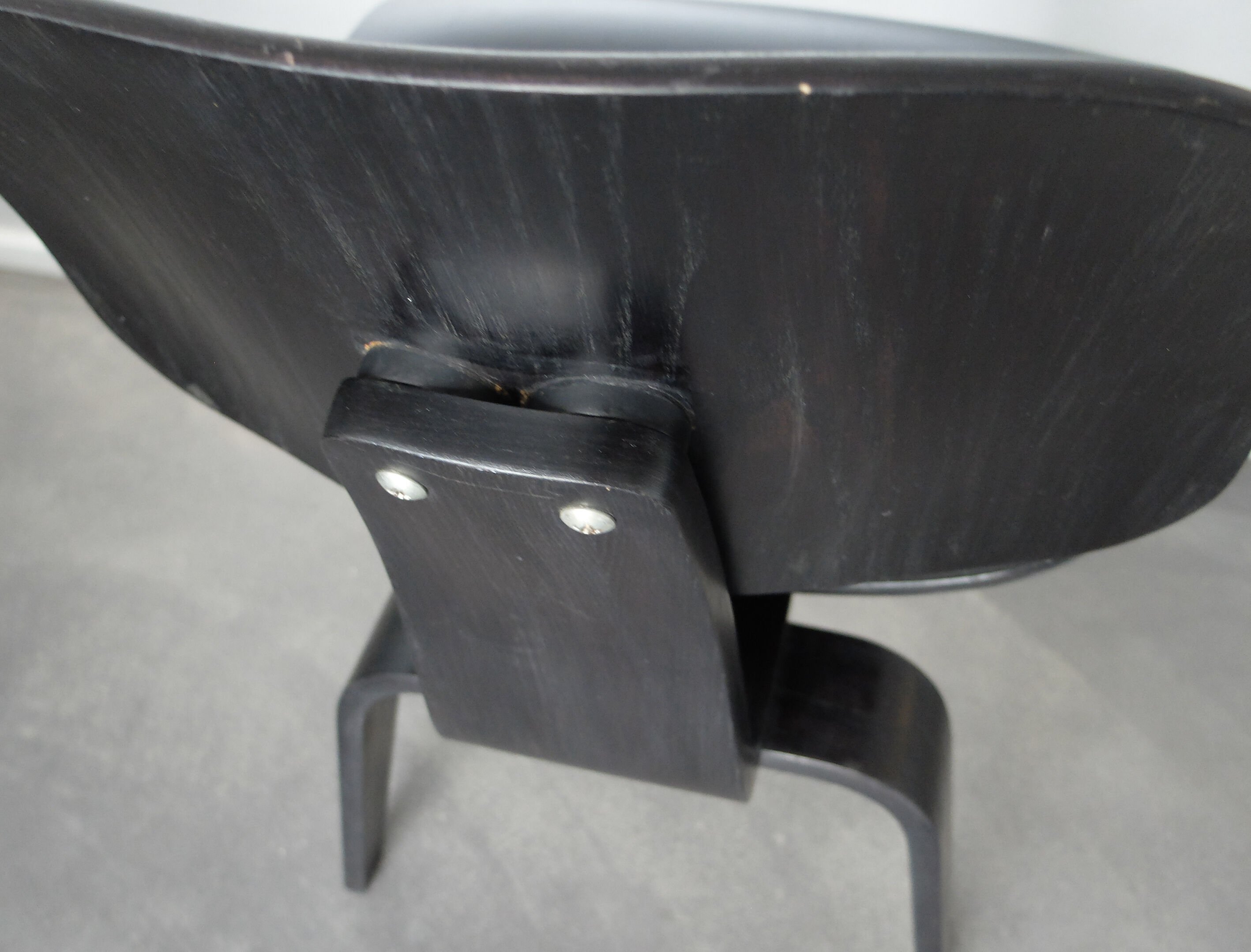 Black DCW chair by Charles & Ray Eames for Herman Miller, 1980