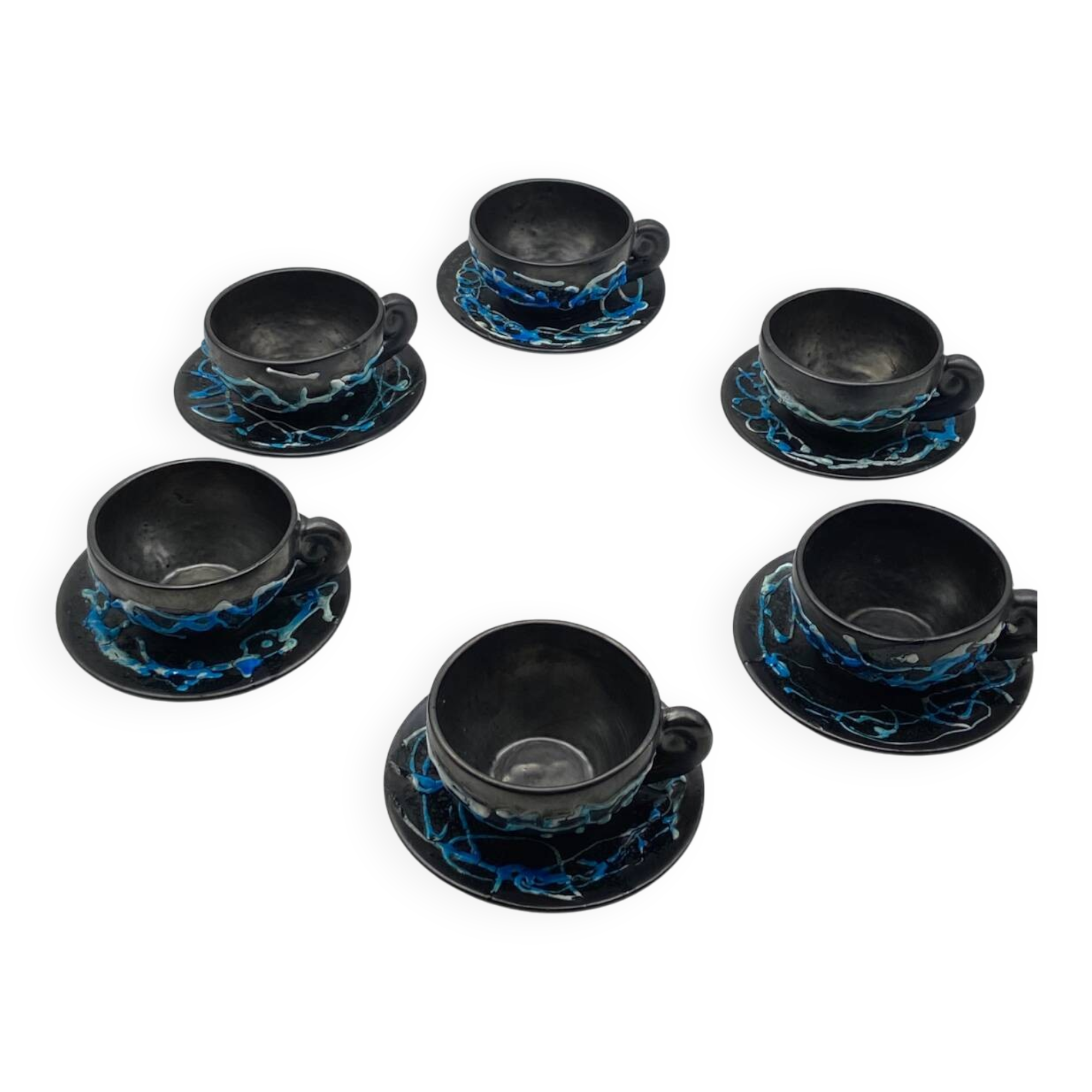 Vintage fat lava tea set Vallauris