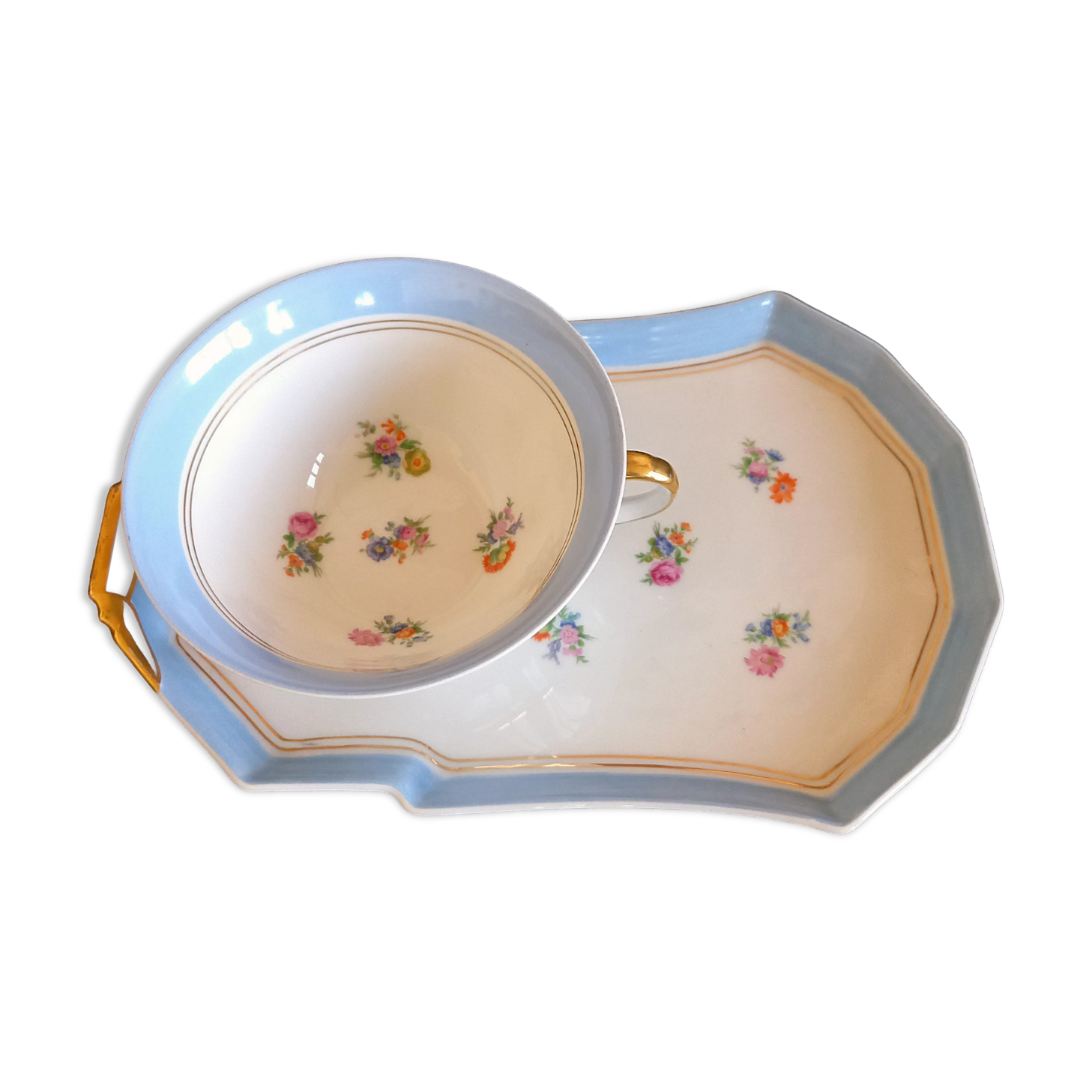 Assiettes à Déjeuner En Porcelaine French Garden, 6 Pièces