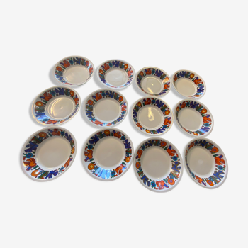 12 hollow plates Villeroy Boch Acapulco