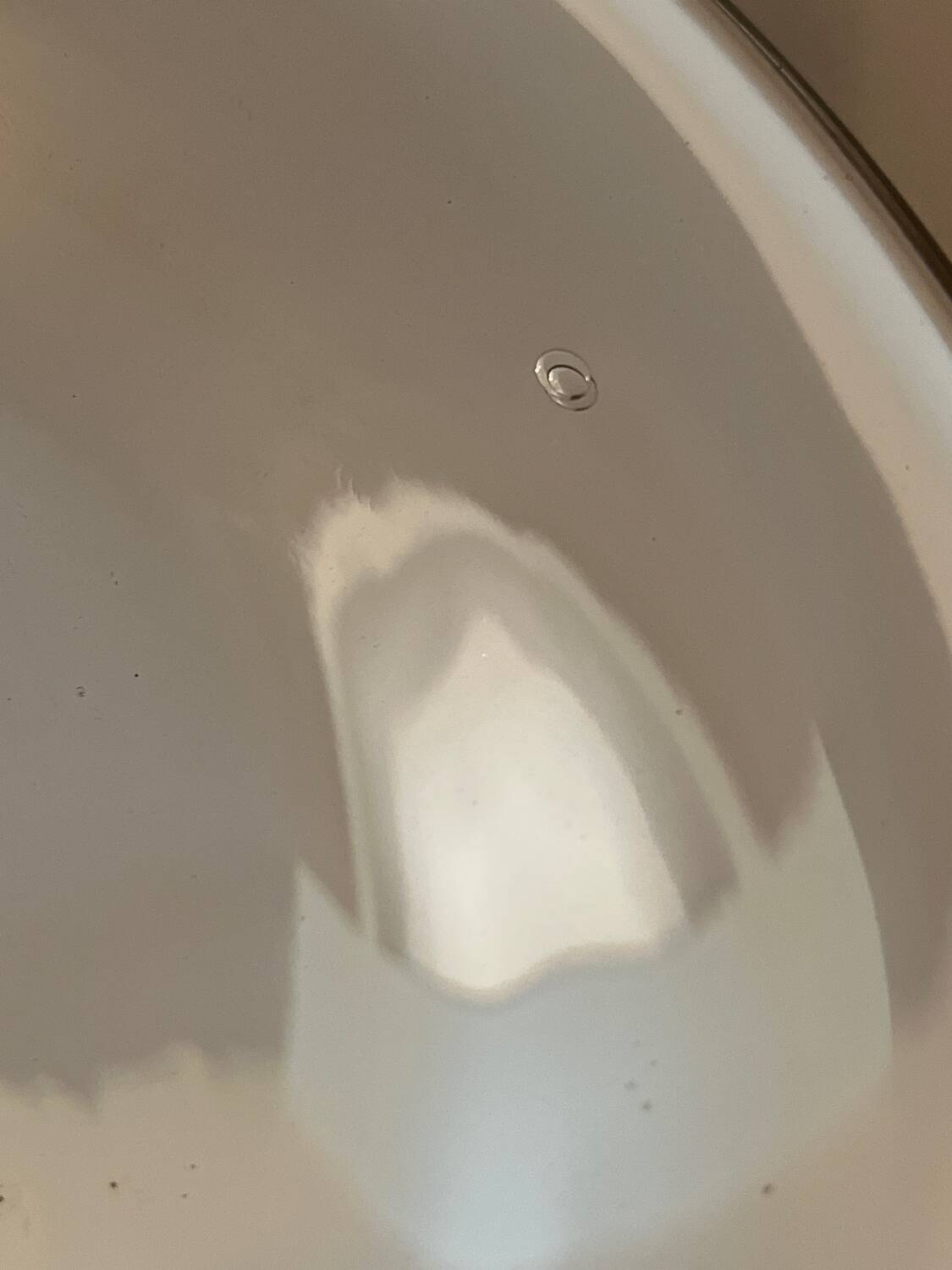 Coupe / calice en verre mercurisé soufflé  vintage