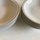 Set of 6 plates cap mid century neo classic Scandinavian 1960