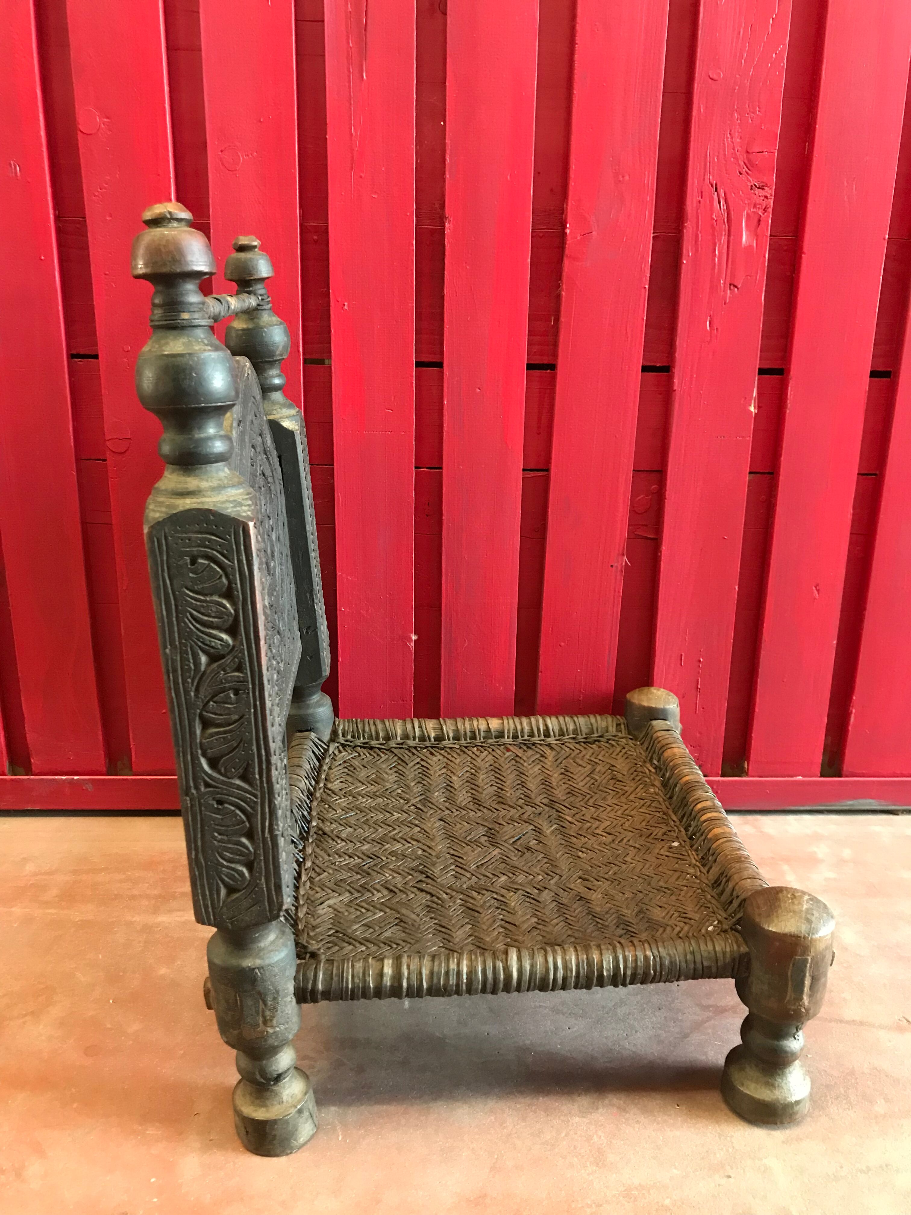 Low chair, walnut wood pakistan