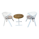 Paire de chaises kobi by alias + table d’appoint boma by kettal
