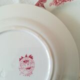 4 Assiettes terre de fer