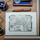 Printed in 1970, Angers, capital of Anjou.