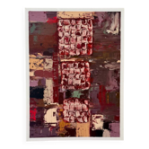 Abstract Urban Art – ‘Urban Breath’ – Contemporary Red & Purple texture