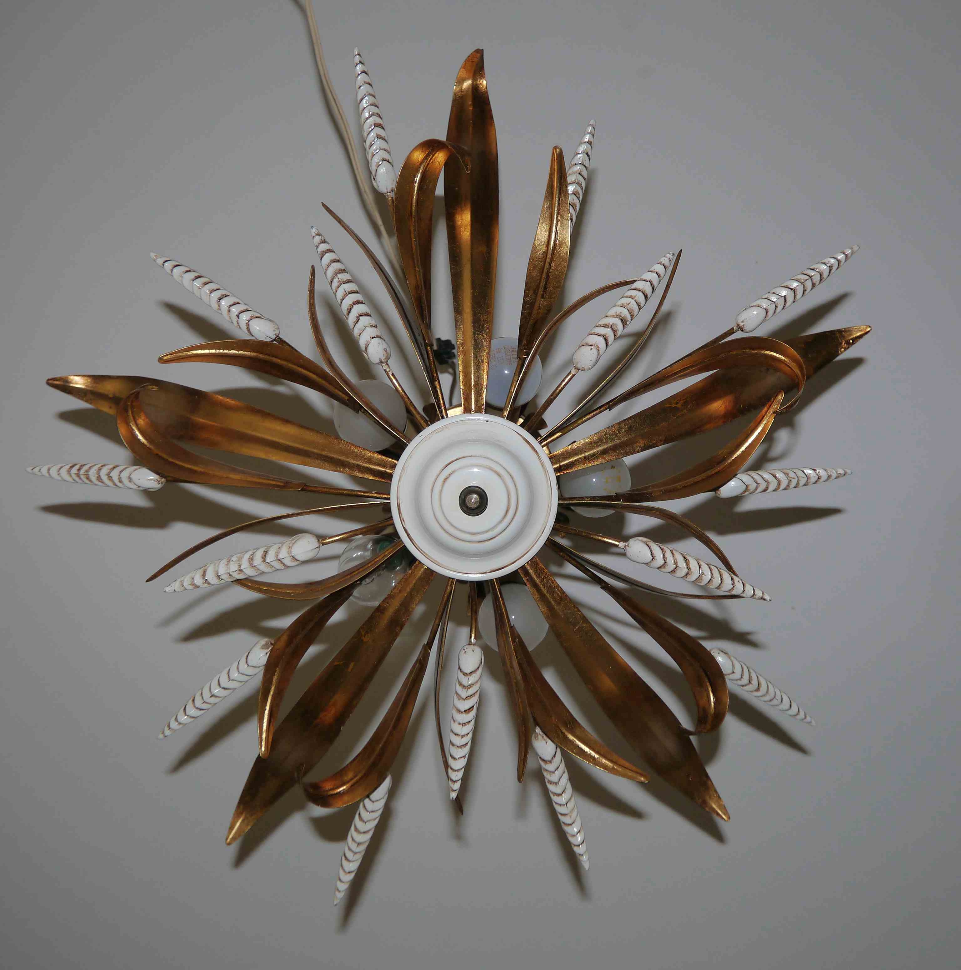 60's suspension lamp style ears of wheat