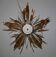 60's suspension lamp style ears of wheat