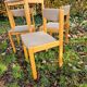 4 Scandinavian chairs, 1950s-70s