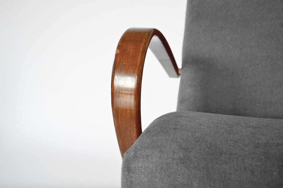 Pair of armchairs 53 by Jaroslav Smídek for TON, years 1960