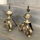 Brass chenets (pair)