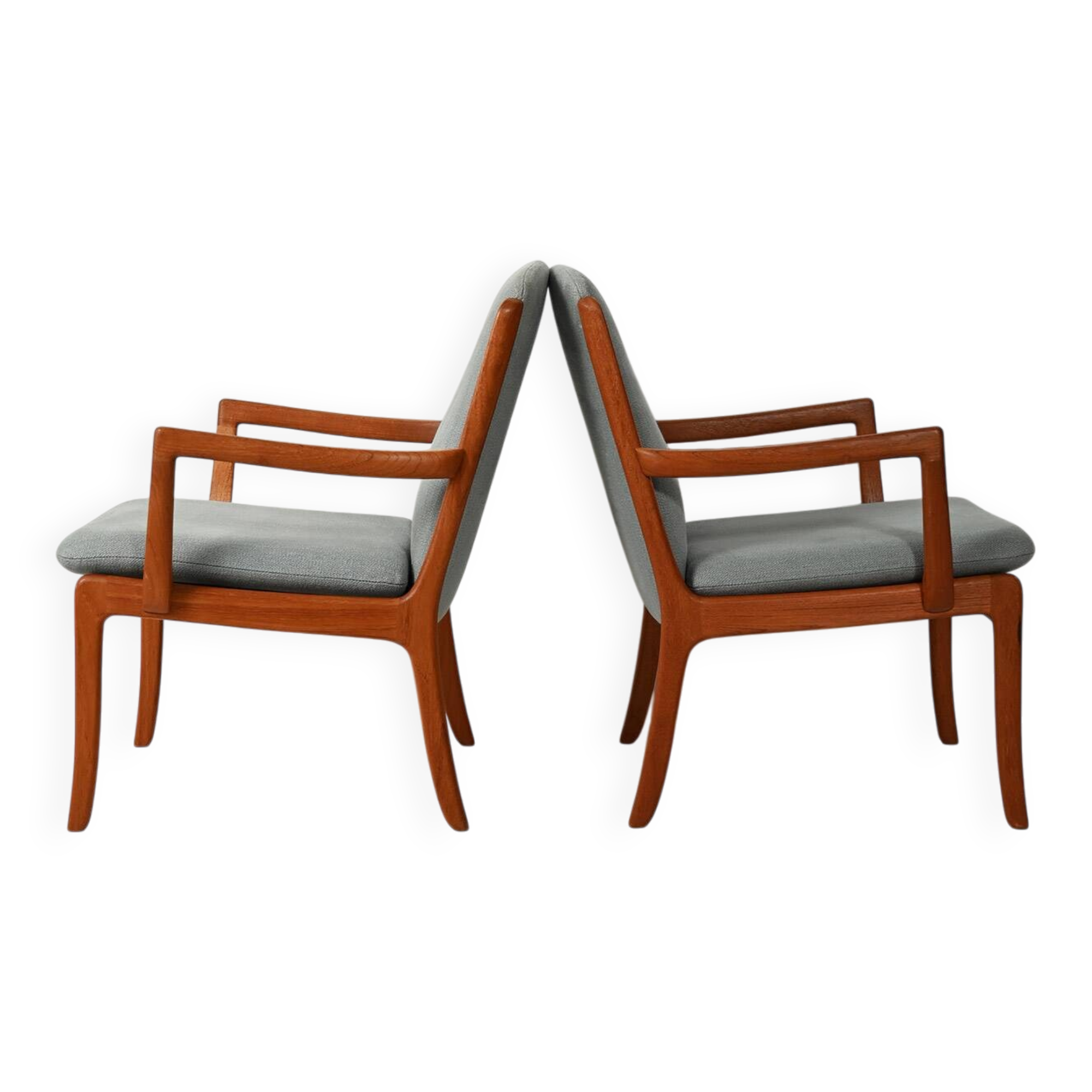Paire de fauteuils Senator d'Ole Wanscher pour Cado