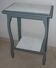 Table d’appoint bleue-grise à 2 plateaux