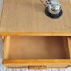 Pair of vintage rattan bedside tables from the 1970s.