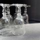 Baccarat – glasses size n°2 - art nouveau - blown plain crystal - service vence