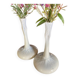 Pair of Art Nouveau vases/soliflores K&G Lunéville - France