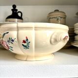Digoin Sarreguemines earthenware salad bowl, “Yann” service