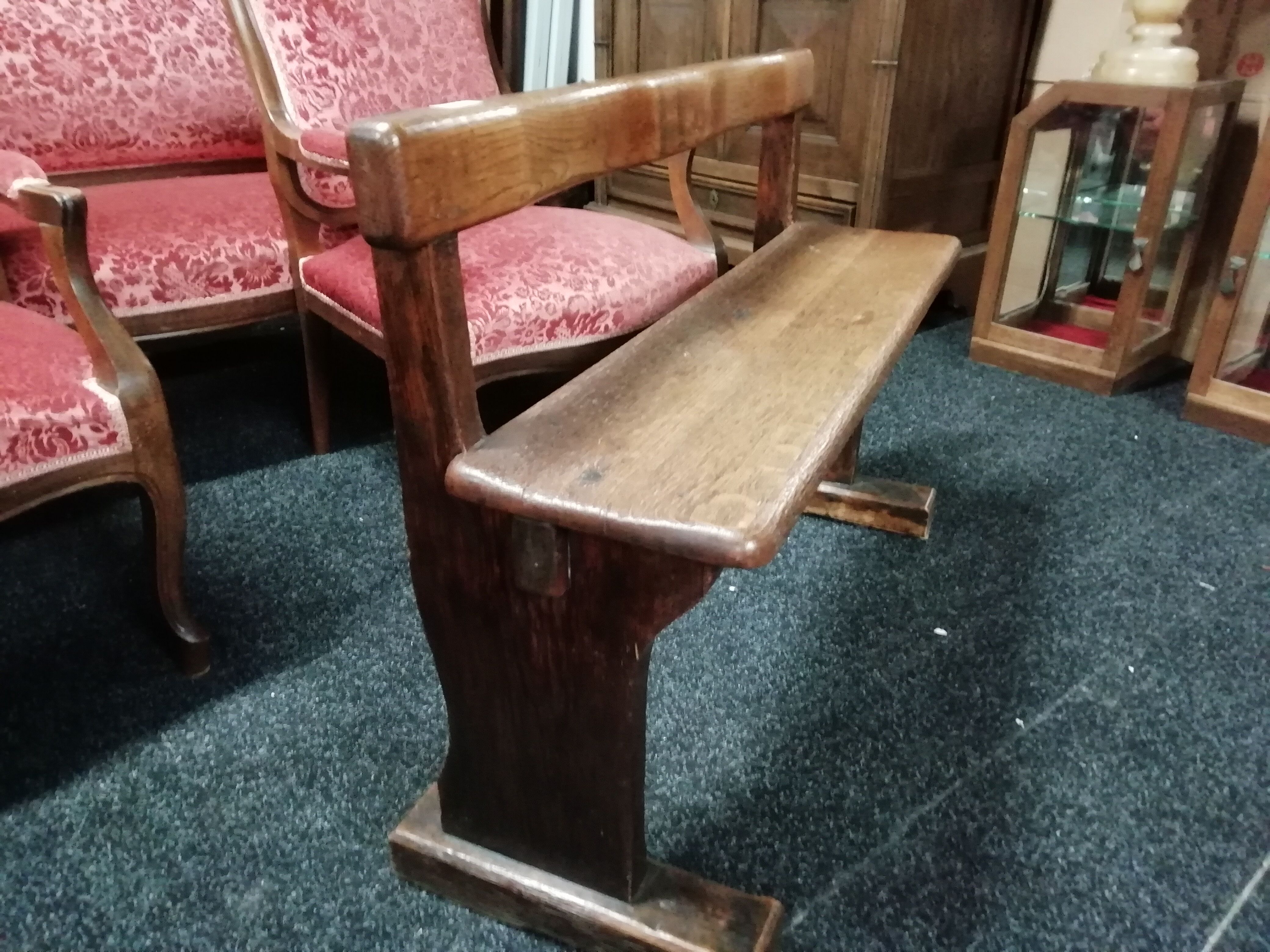 Old oak bench