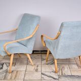 Pair of TON armchairs designed by Jaroslav Smidek, Czechoslovakia, 1960s