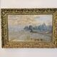 Oil on canvas – Lake Geneva, signed Thorimbert