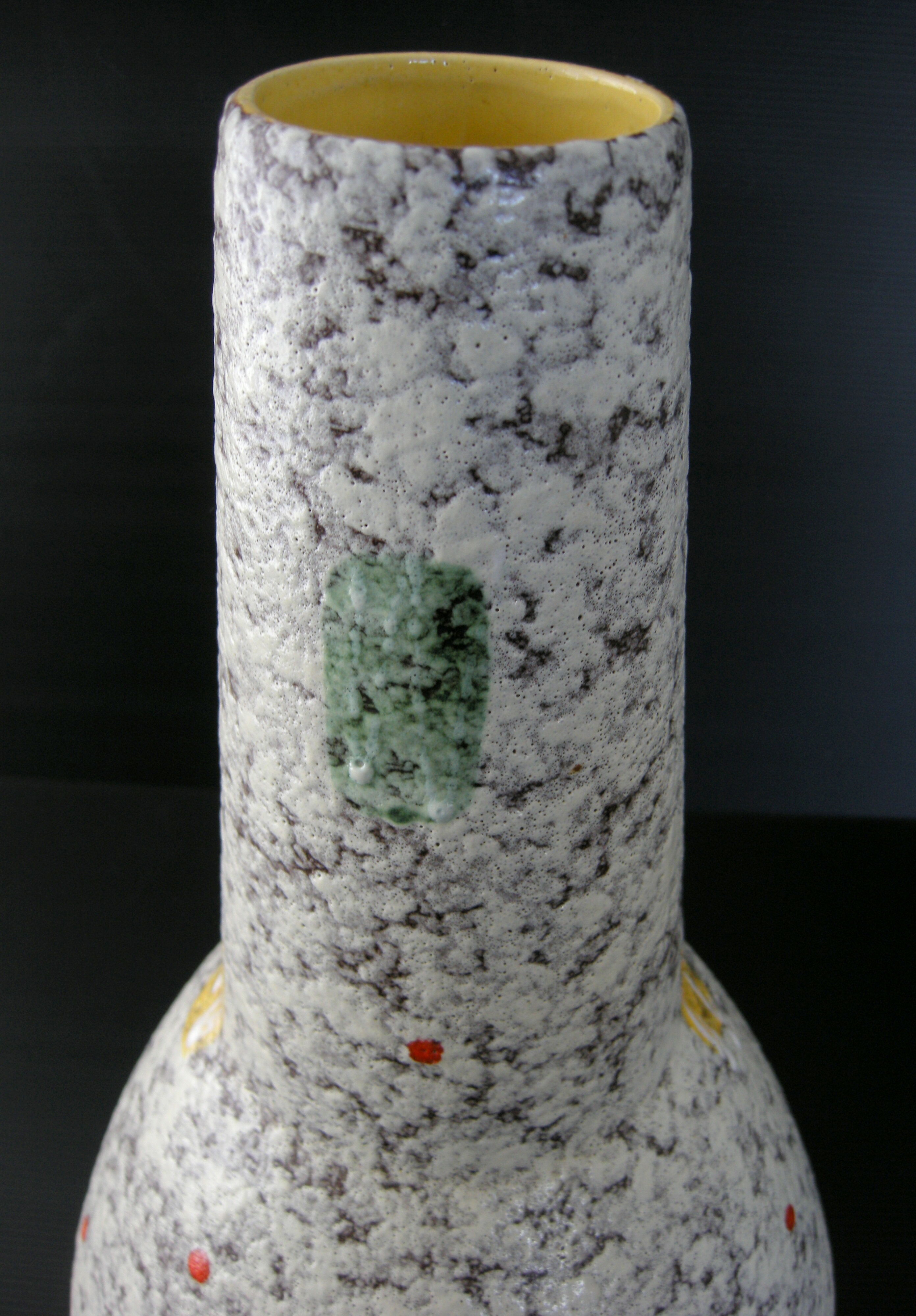 Vintage vase 1950 ceramic