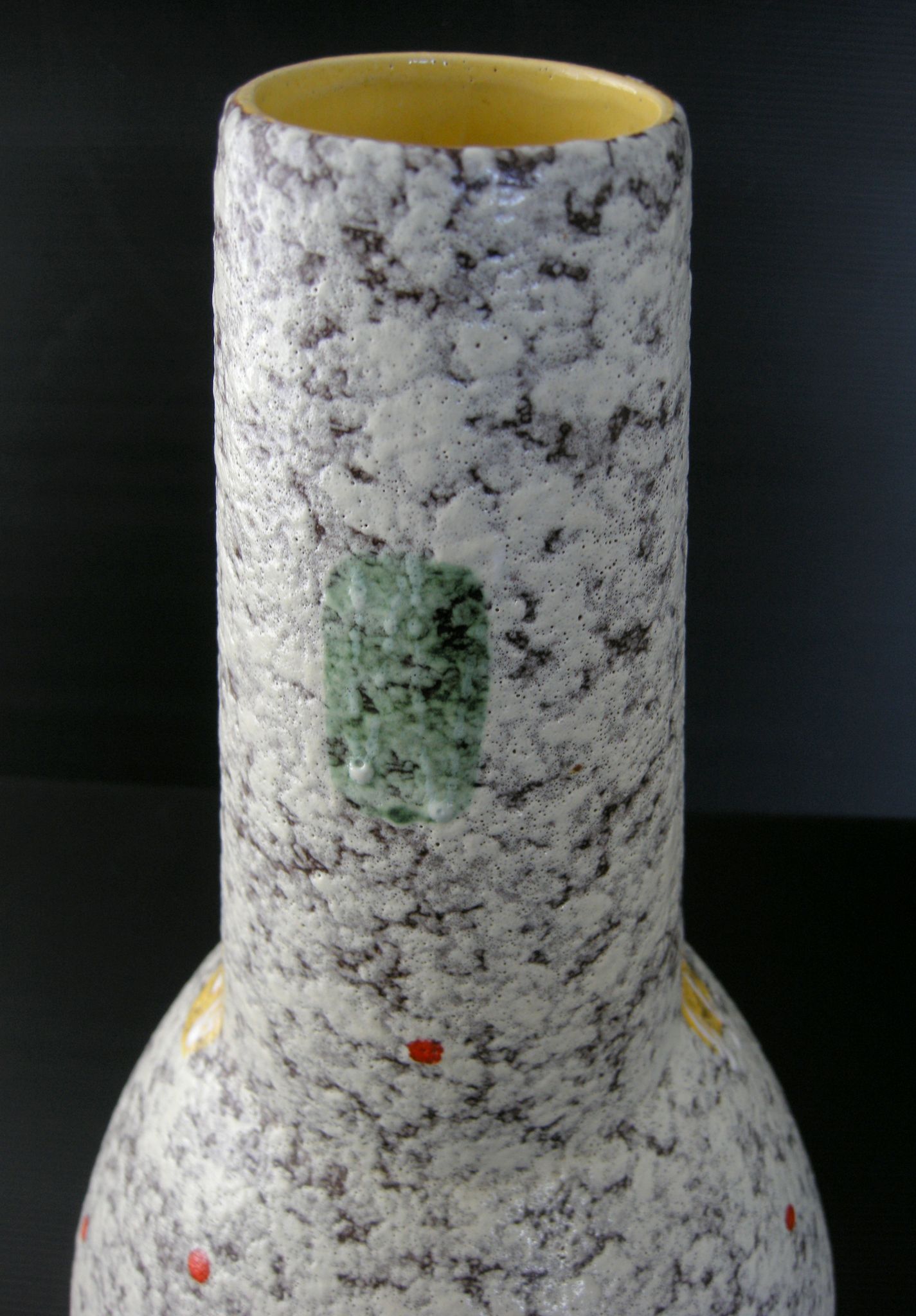 Vintage vase 1950 ceramic