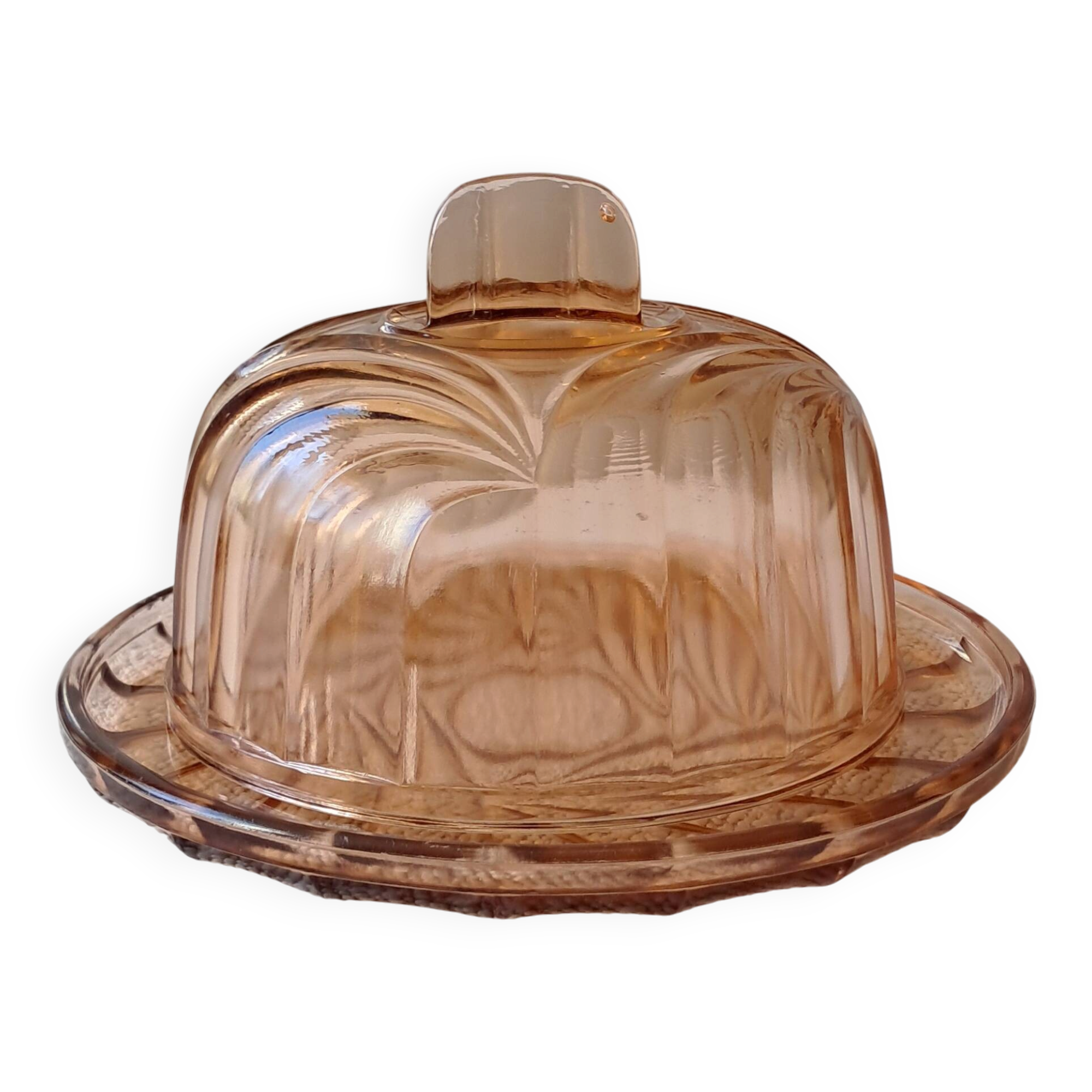Cloche à fromage vintage de style Art déco
