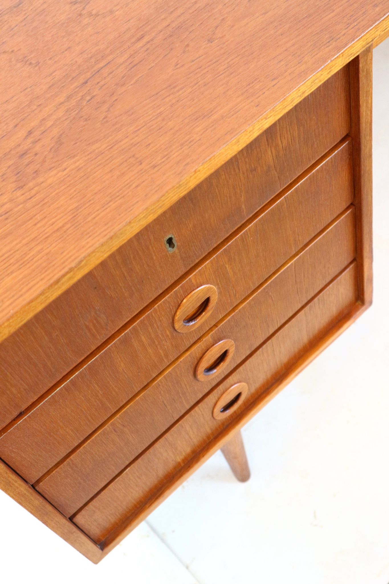Vintage freestanding danish desk made in the 1960s